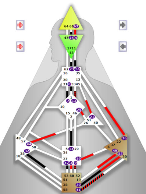Chandon's Chart 5/1 emotional Projector